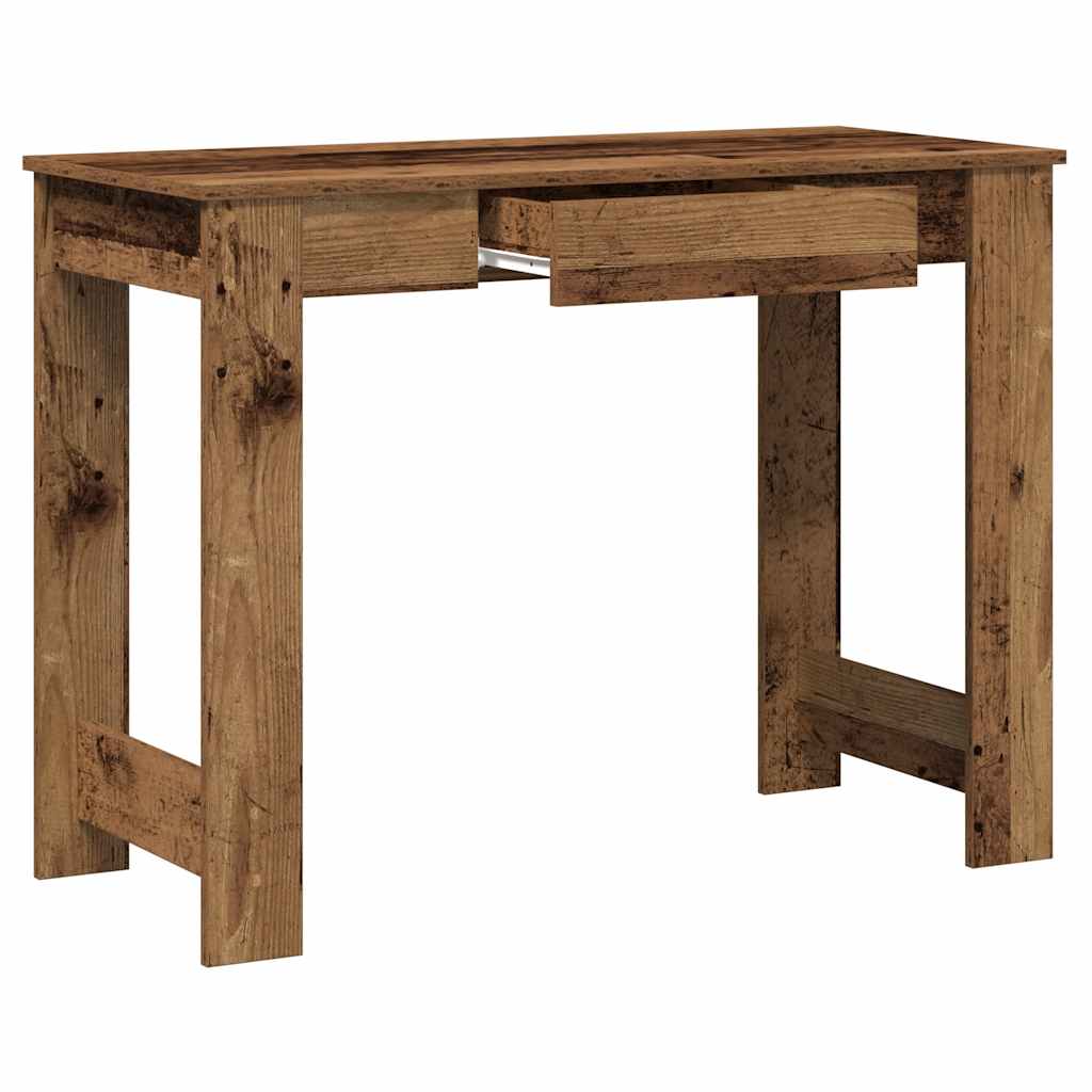 Scrivania Legno Vecchio 100x45x75 cm in Legno Multistrato