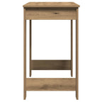 Scrivania Rovere Artigianale 100x45x75 cm in Legno Multistrato