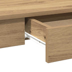 Scrivania Rovere Artigianale 100x45x75 cm in Legno Multistrato