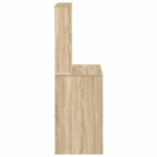 Scrivania Mensole Rovere Sonoma 100x45x140 cm Legno Multistrato