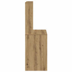 Scrivania Mensole Rovere Artigianale 100x45x140 cm Truciolato