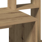 Scrivania Mensole Rovere Artigianale 100x45x140 cm Truciolato
