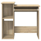 Scrivania e Ripiani Rovere Sonoma 84x40x78 cm Legno Multistrato