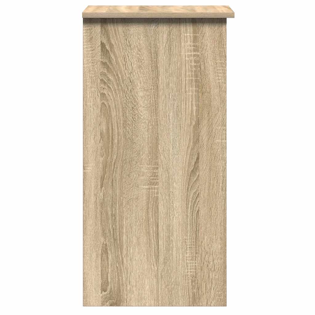 Scrivania e Ripiani Rovere Sonoma 84x40x78 cm Legno Multistrato