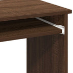 Scrivania Mensole Rovere Marrone 84x40x78 cm Legno Multistrato