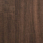 Scrivania Mensole Rovere Marrone 84x40x78 cm Legno Multistrato