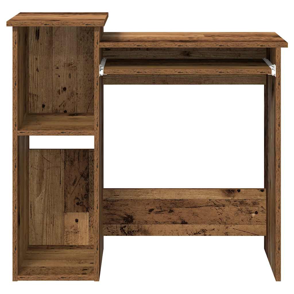 Scrivania Mensole Legno Vecchio 84x40x78 cm Legno Multistrato