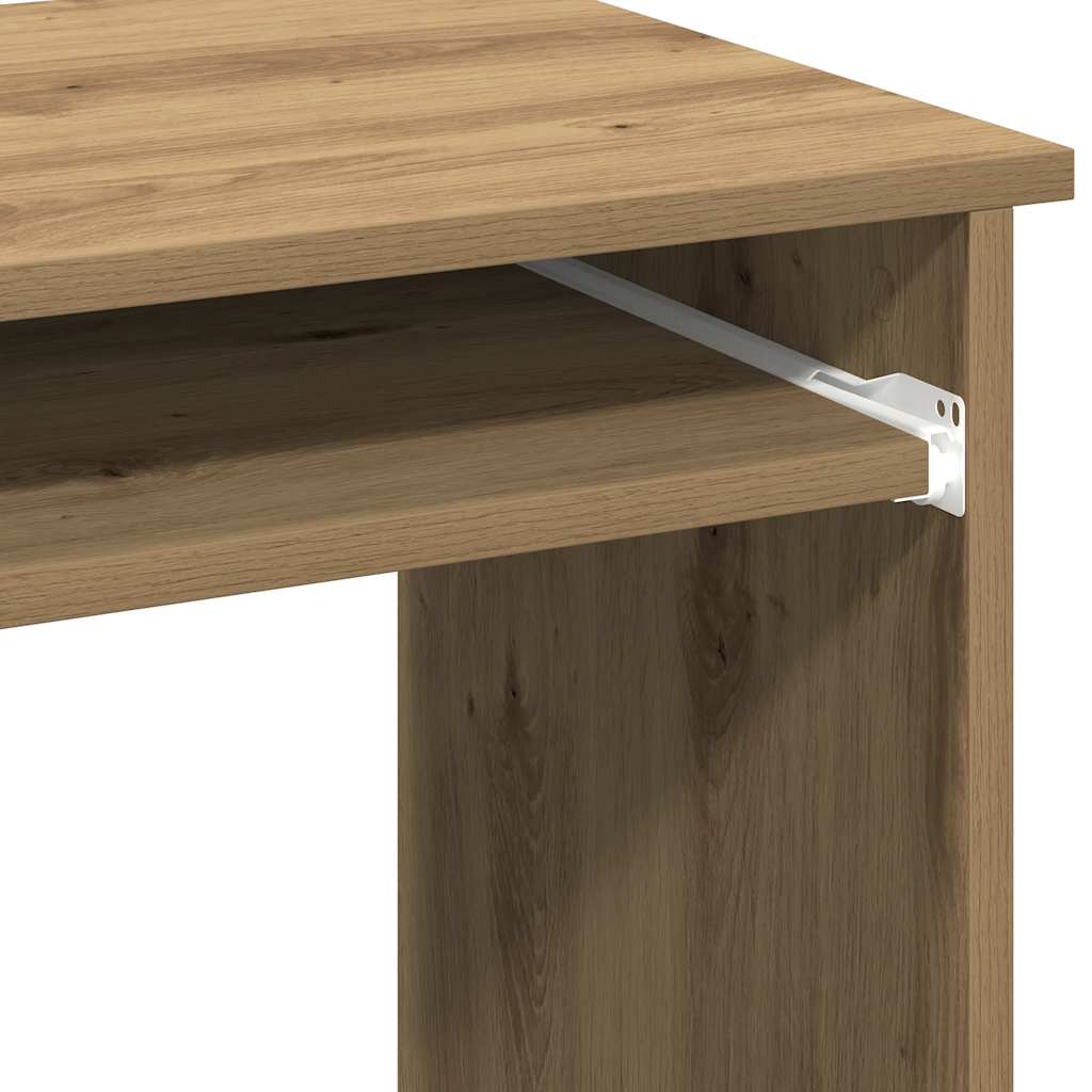 Scrivania Mensole Rovere Artigianale 84x40x78 cm Truciolato