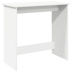 Scrivania Bianca 80x40x75 cm in Legno Multistrato