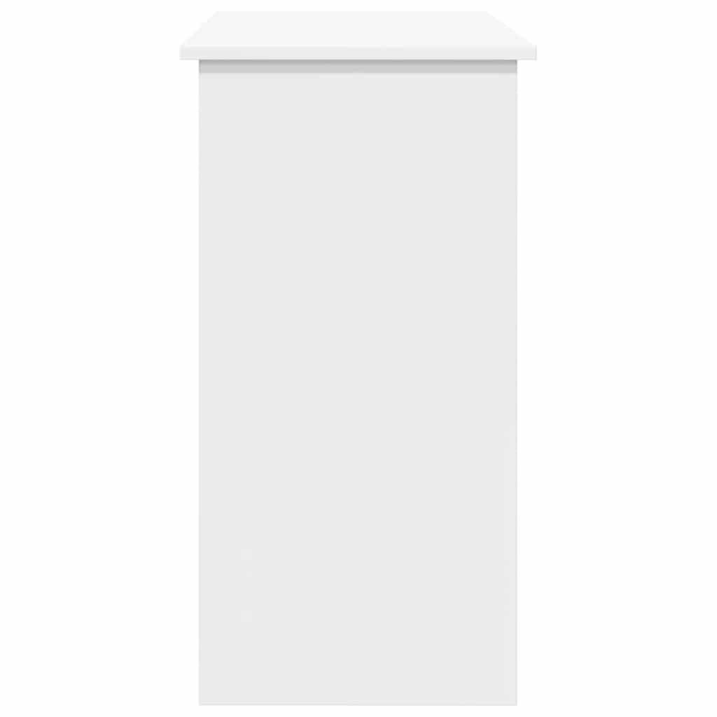 Scrivania Bianca 80x40x75 cm in Legno Multistrato