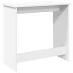 Scrivania Bianca 80x40x75 cm in Legno Multistrato
