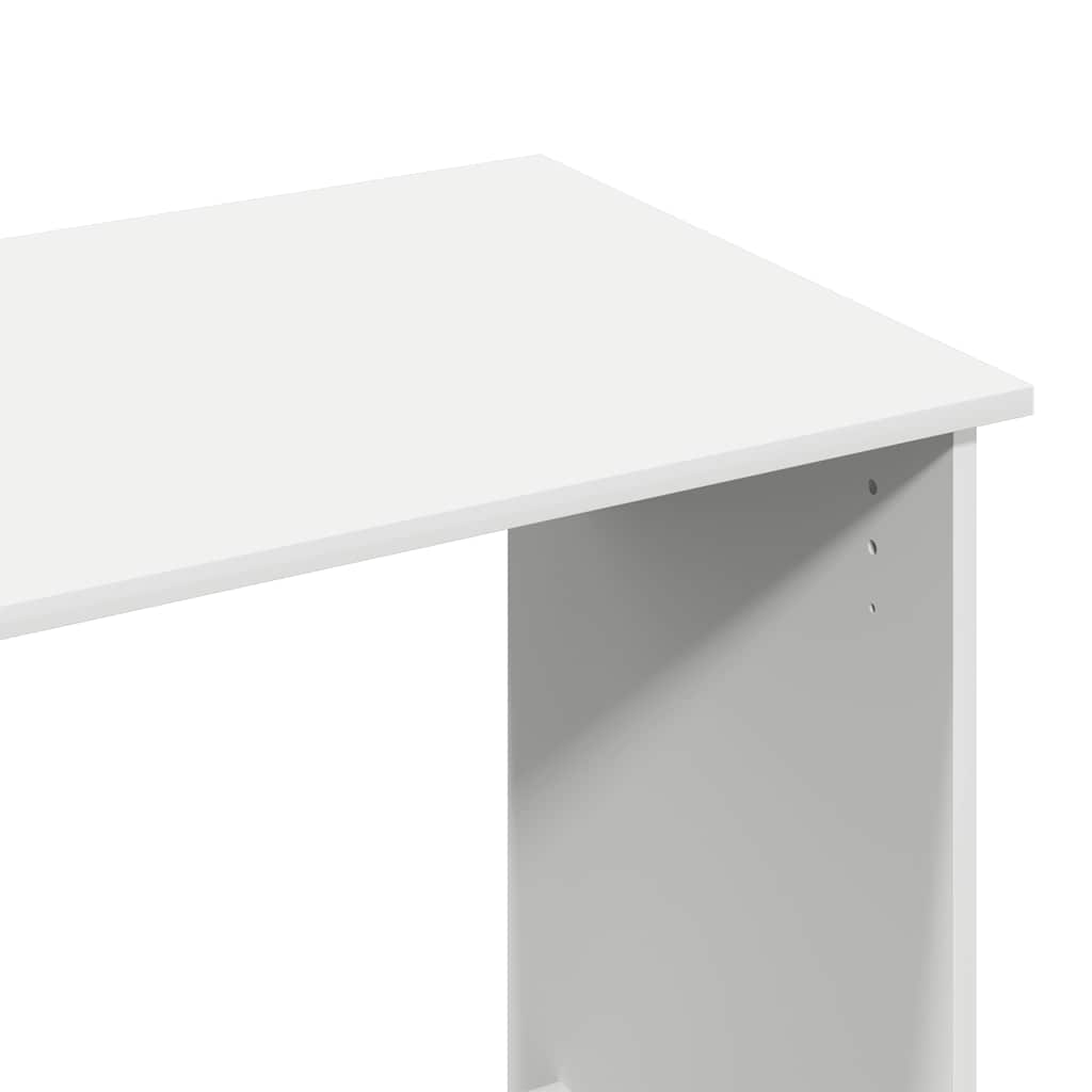 Scrivania Bianca 80x40x75 cm in Legno Multistrato