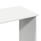 Scrivania Bianca 80x40x75 cm in Legno Multistrato