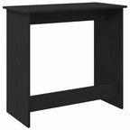Scrivania Nera 80x40x75 cm in Legno Multistrato