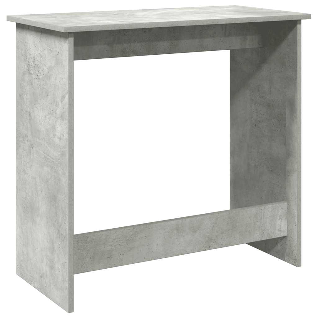 Scrivania Grigio Cemento 80x40x75 cm in Legno Multistrato