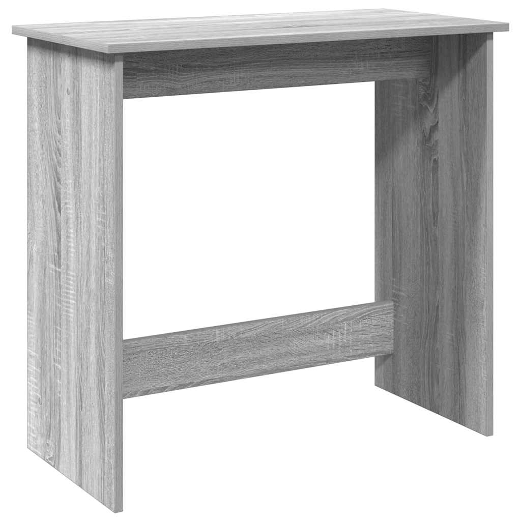 Scrivania Grigio Sonoma 80x40x75 cm in Legno Multistrato