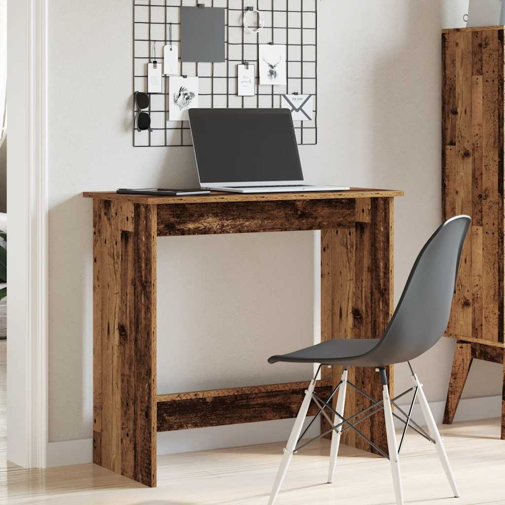 Scrivania Legno Antico 80x40x75 cm in Truciolato