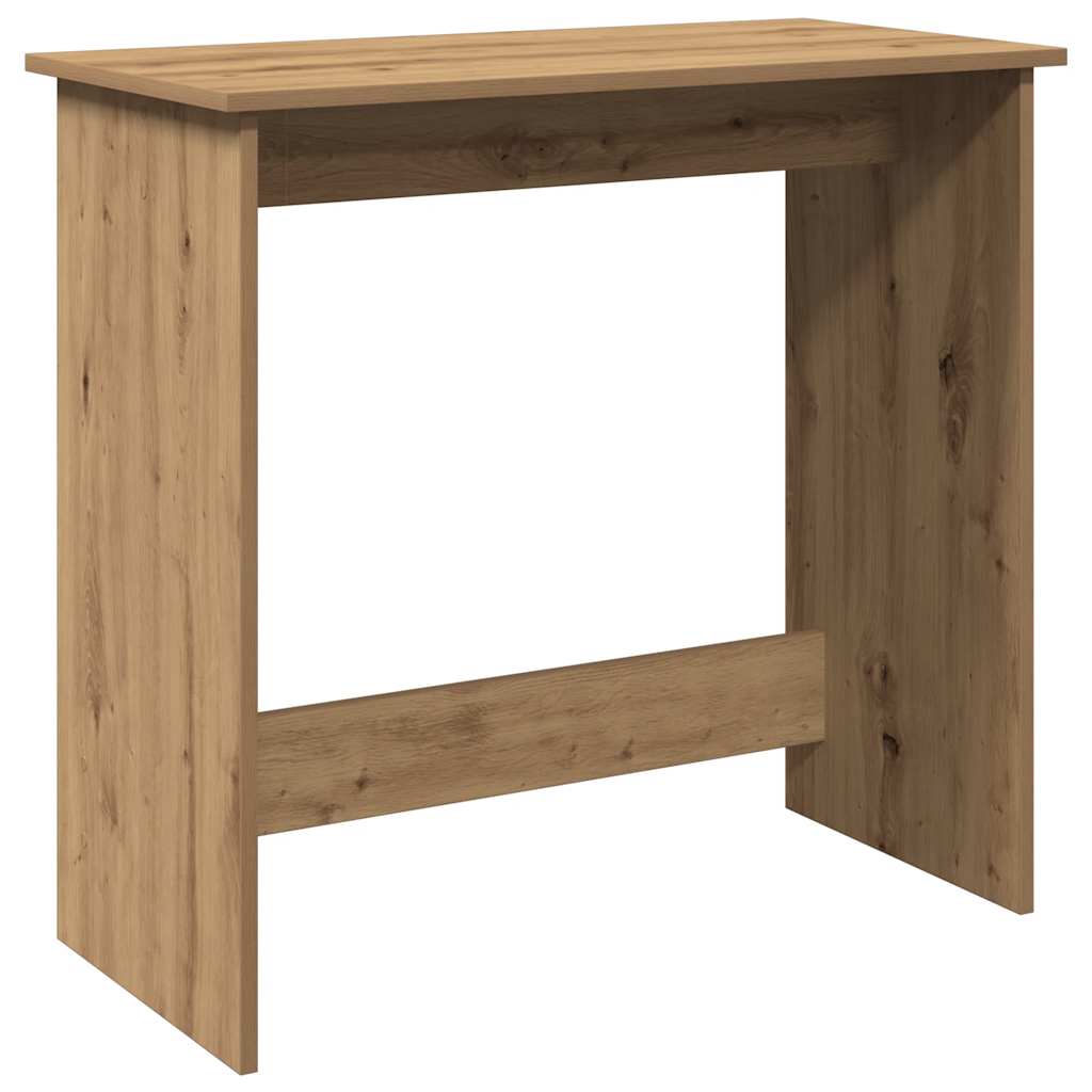 Scrivania Rovere Artigianale 80x40x75 cm in Legno Multistrato