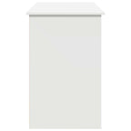 Scrivania Bianca 102x50x75 cm in Legno Multistrato