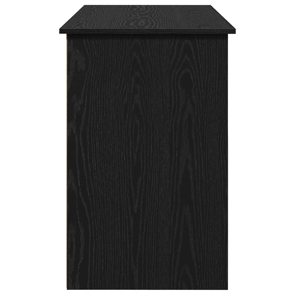 Scrivania Nera 102x50x75 cm in Legno Multistrato
