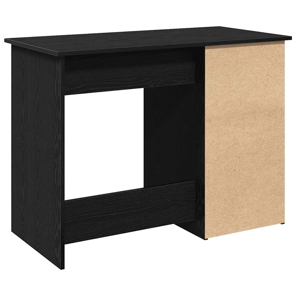 Scrivania Nera 102x50x75 cm in Legno Multistrato