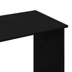 Scrivania Nera 102x50x75 cm in Legno Multistrato