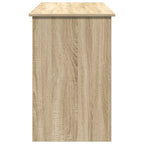 Scrivania Rovere Sonoma 102x50x75 cm in Legno Multistrato
