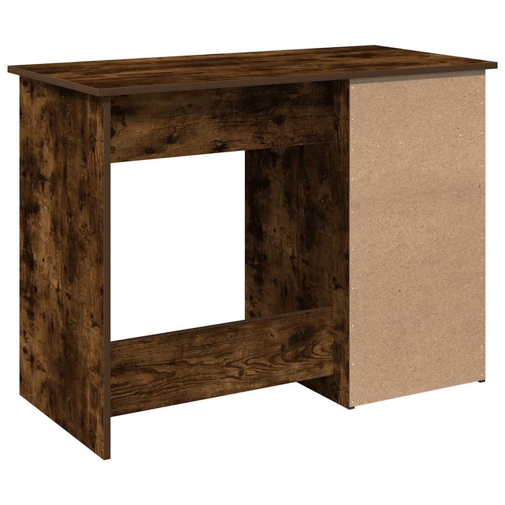 Scrivania Rovere Fumo 102x50x75 cm in Legno Multistrato