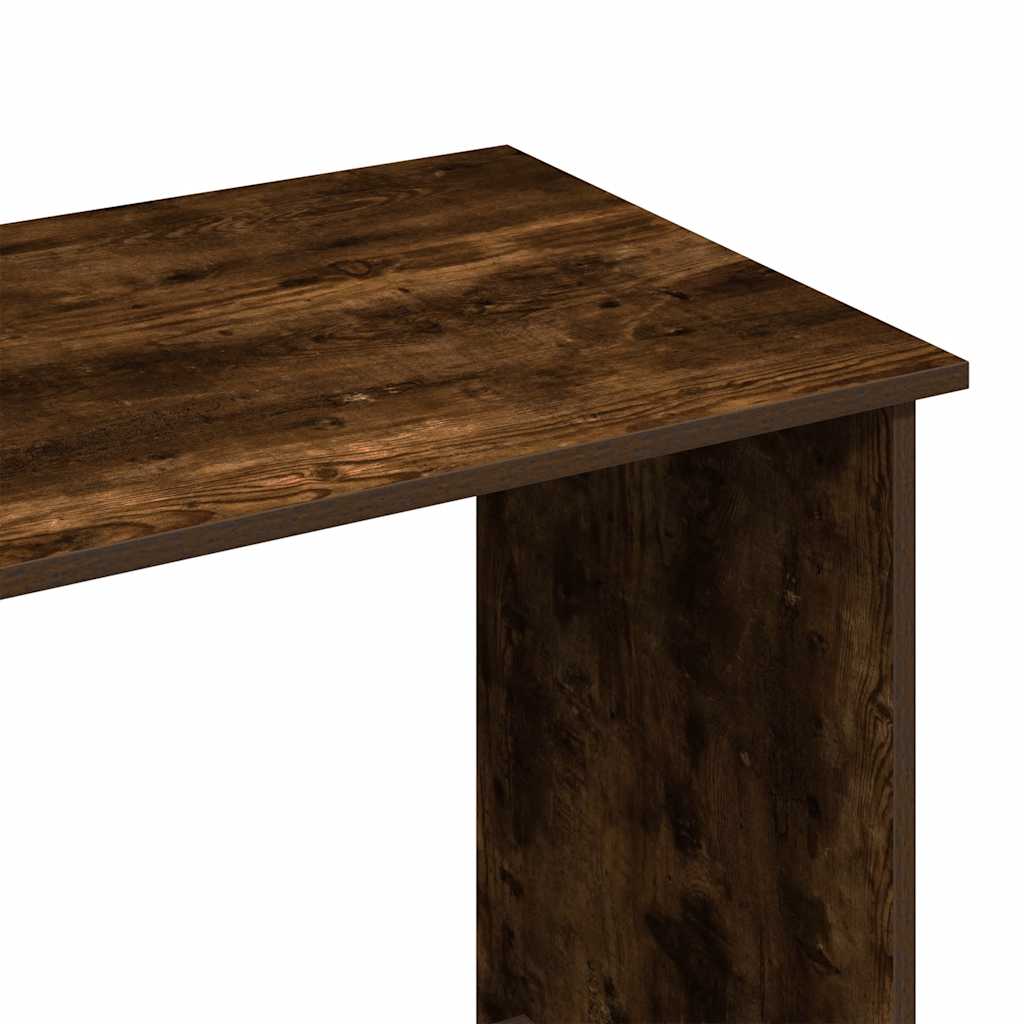 Scrivania Rovere Fumo 102x50x75 cm in Legno Multistrato