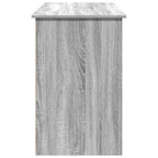 Scrivania Grigio Sonoma 102x50x75 cm in Legno Multistrato