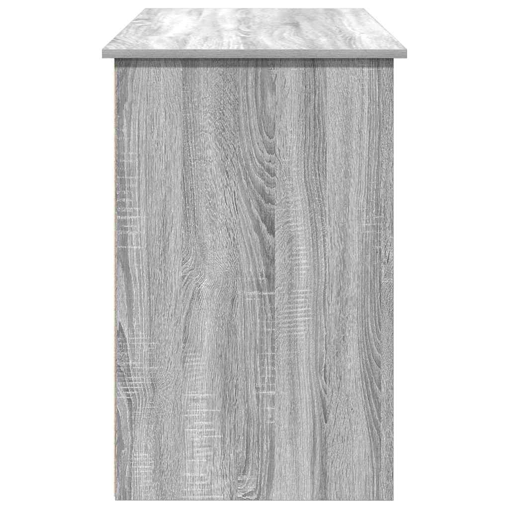 Scrivania Grigio Sonoma 102x50x75 cm in Legno Multistrato