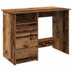Scrivania Legno Antico 102x50x75 cm in Legno Multistrato