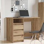 Scrivania Rovere Artigianale 102x50x75 cm in Legno Multistrato