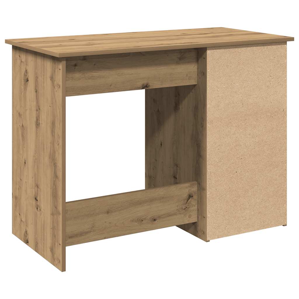 Scrivania Rovere Artigianale 102x50x75 cm in Legno Multistrato