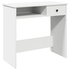 Scrivania Bianca 80x40x75 cm in Legno Multistrato