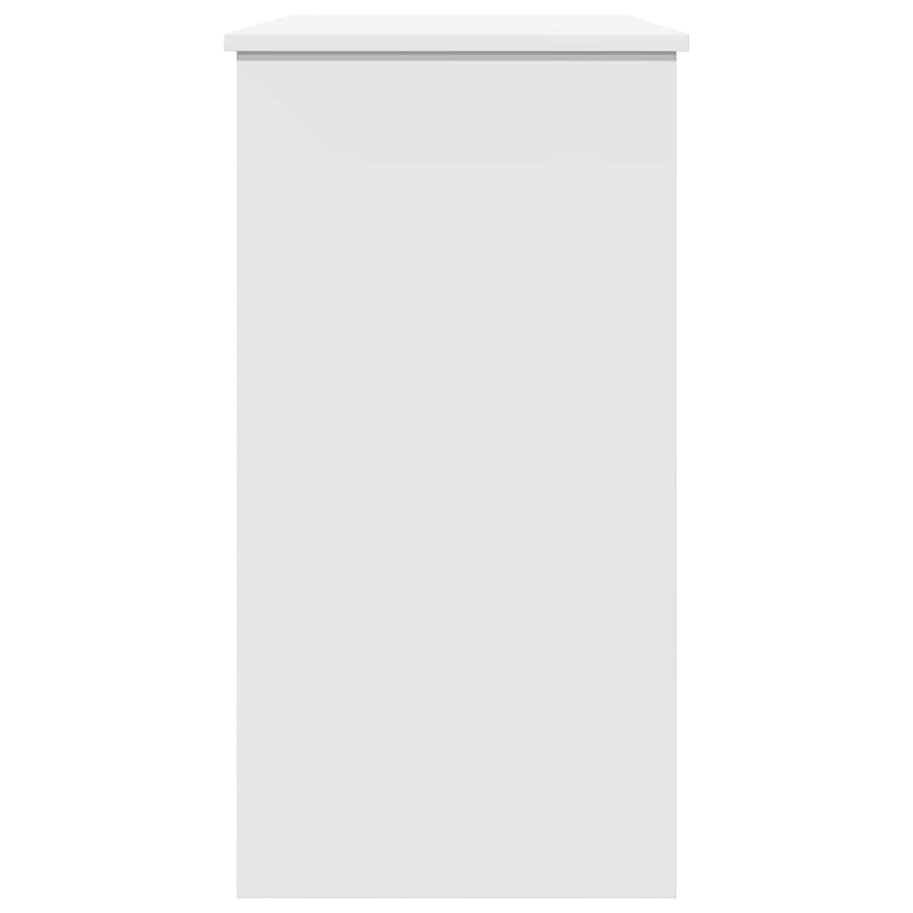 Scrivania Bianca 80x40x75 cm in Legno Multistrato