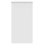 Scrivania Bianca 80x40x75 cm in Legno Multistrato