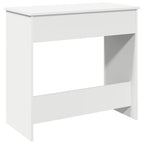 Scrivania Bianca 80x40x75 cm in Legno Multistrato