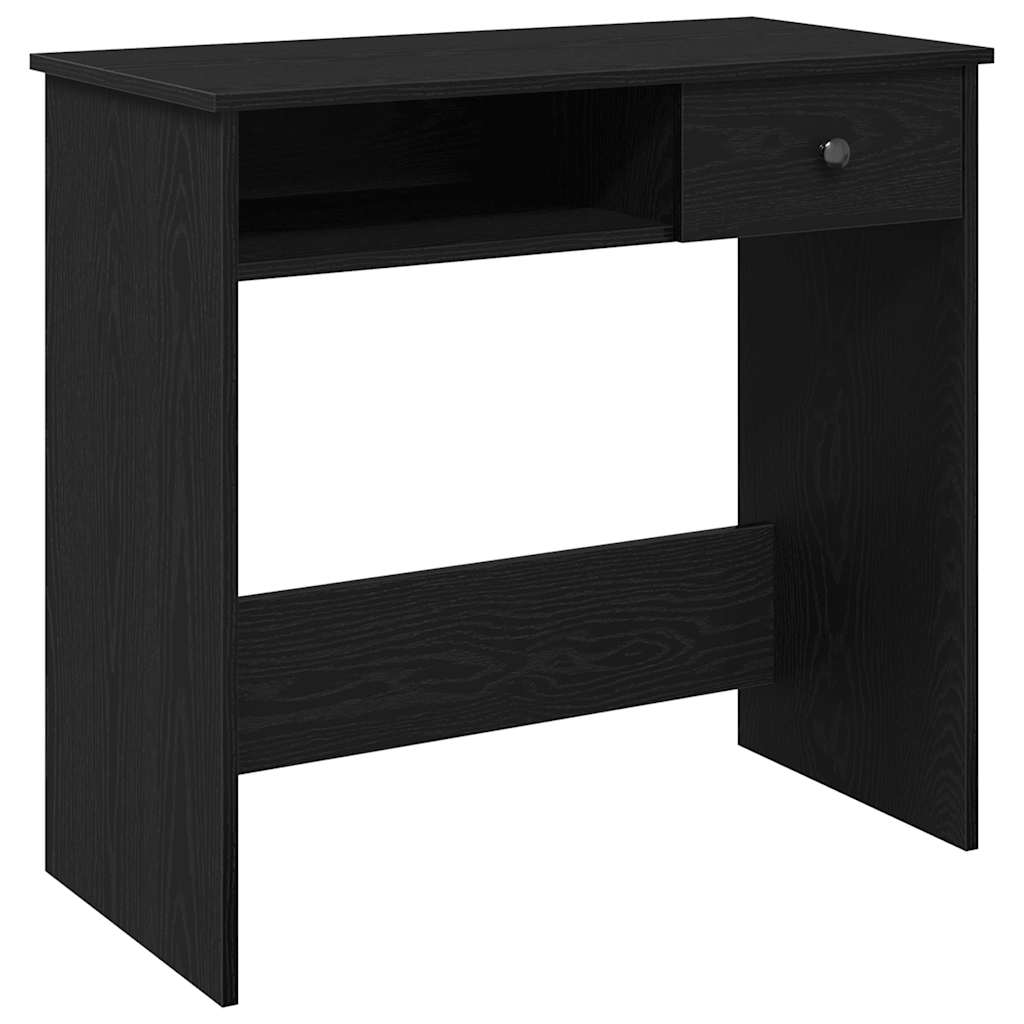 Scrivania Nera 80x40x75 cm in Legno Multistrato