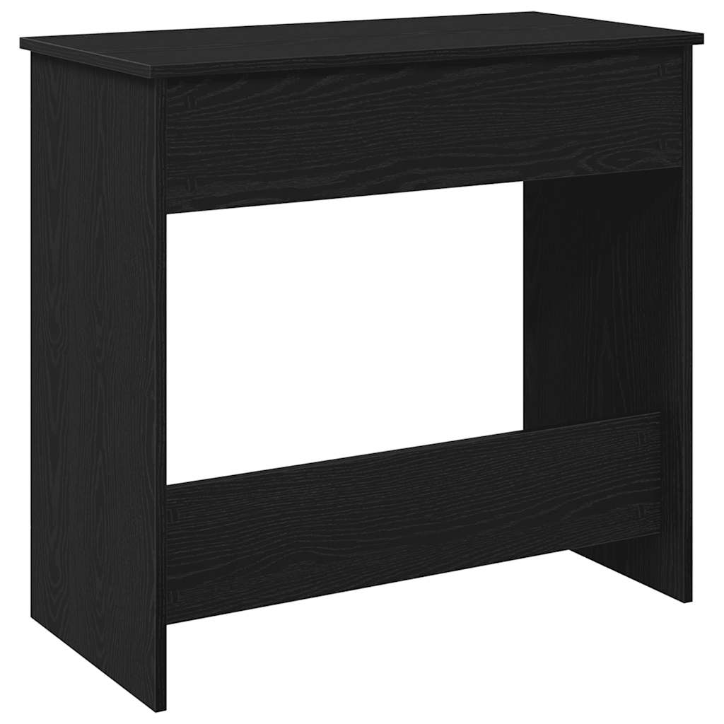 Scrivania Nera 80x40x75 cm in Legno Multistrato