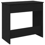 Scrivania Nera 80x40x75 cm in Legno Multistrato