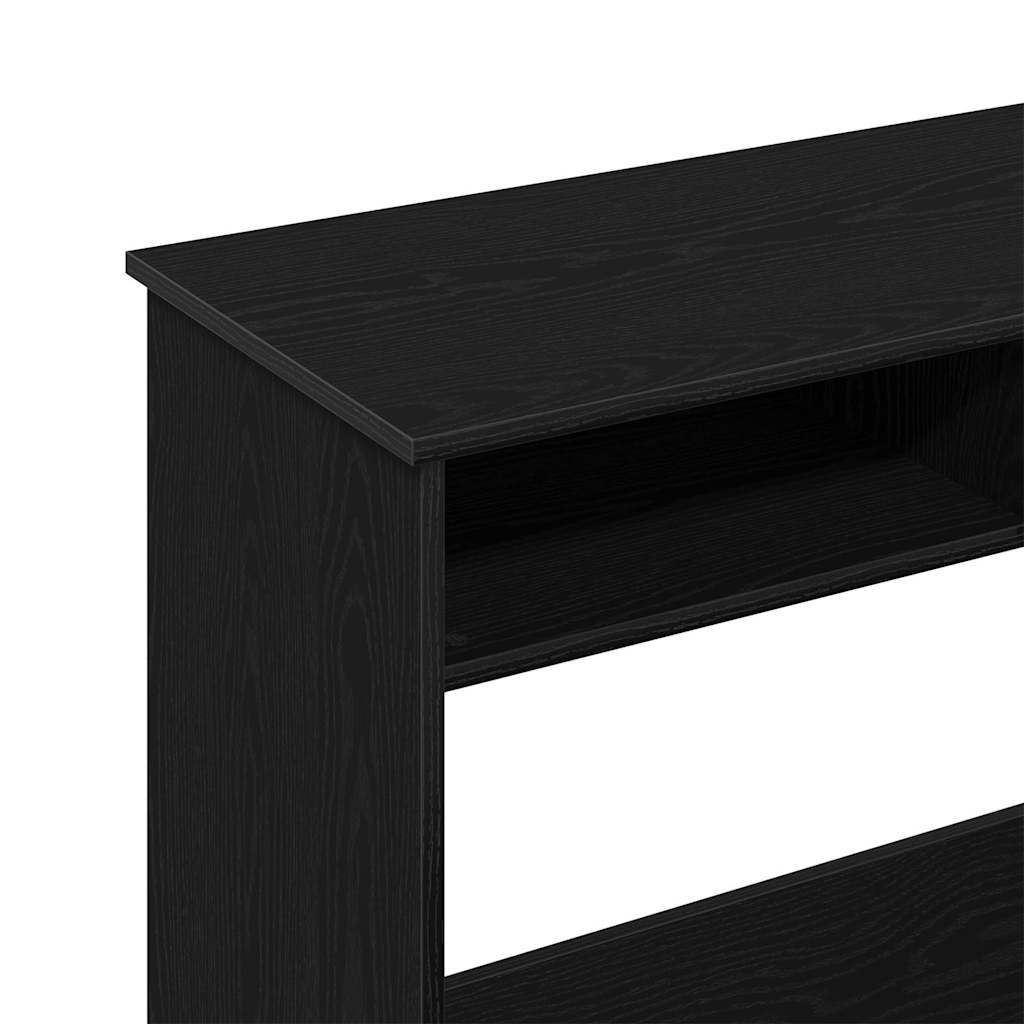 Scrivania Nera 80x40x75 cm in Legno Multistrato
