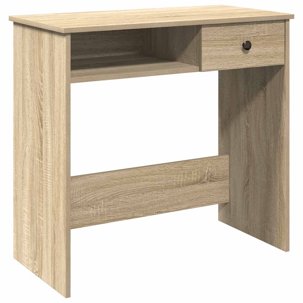 Scrivania Rovere Sonoma 80x40x75 cm in Legno Multistrato
