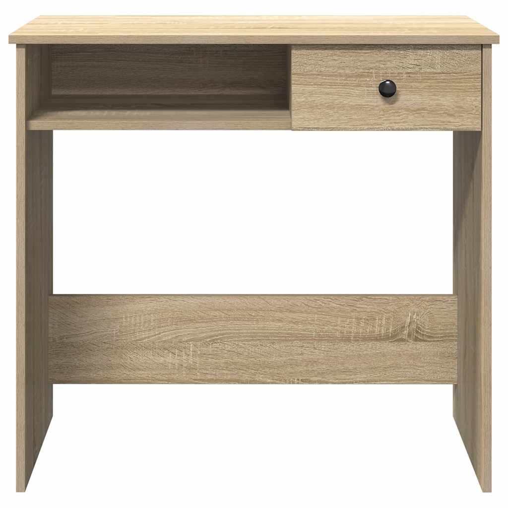 Scrivania Rovere Sonoma 80x40x75 cm in Legno Multistrato