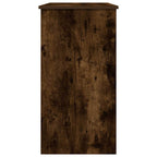 Scrivania Rovere Fumo 80x40x75 cm in Legno Multistrato
