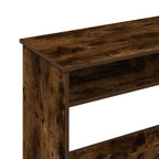 Scrivania Rovere Fumo 80x40x75 cm in Legno Multistrato