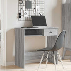 Scrivania Grigio Sonoma 80x40x75 cm in Legno Multistrato