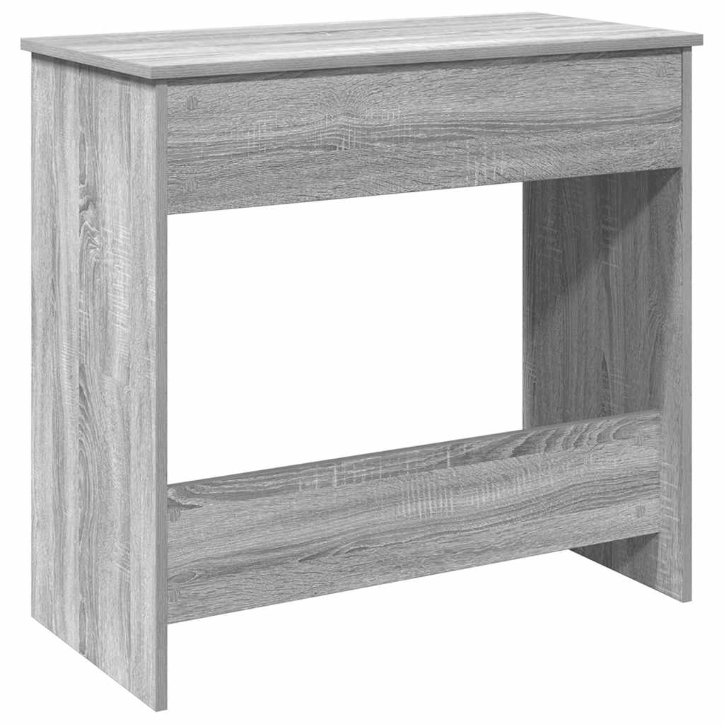 Scrivania Grigio Sonoma 80x40x75 cm in Legno Multistrato