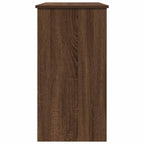 Scrivania Rovere Marrone 80x40x75 cm in Legno Multistrato