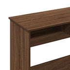 Scrivania Rovere Marrone 80x40x75 cm in Legno Multistrato